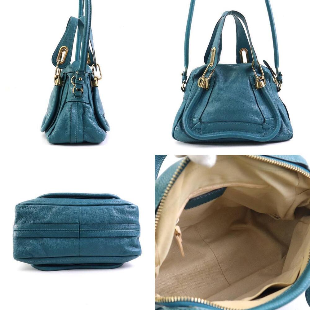 Chloe leather Bag 2way Shoulder green